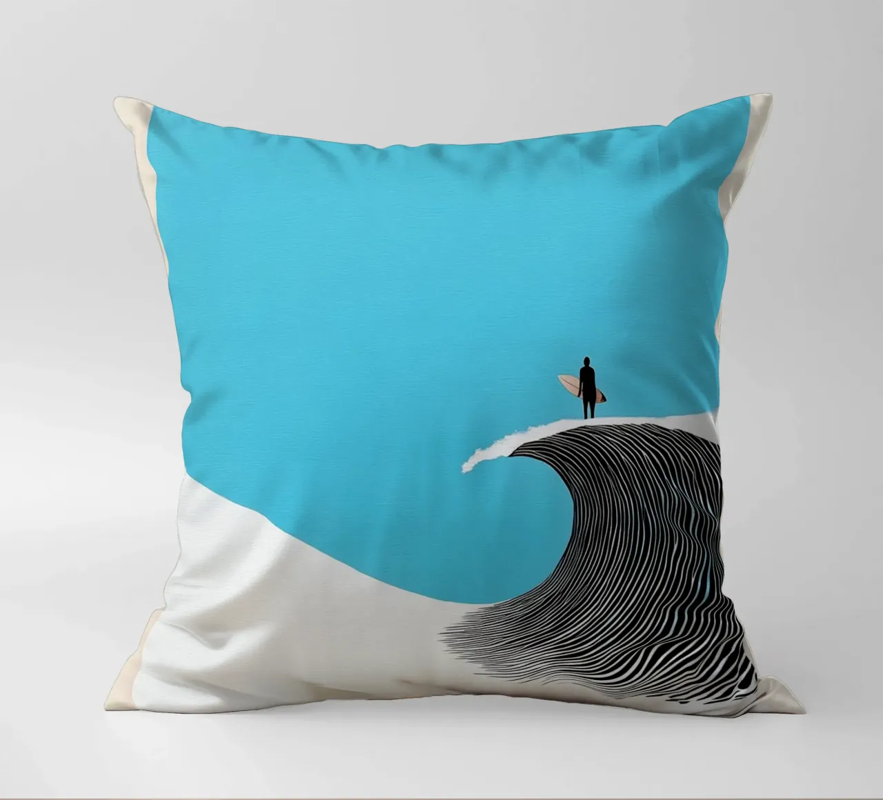 The Watcher of Blue cuscino da Luca