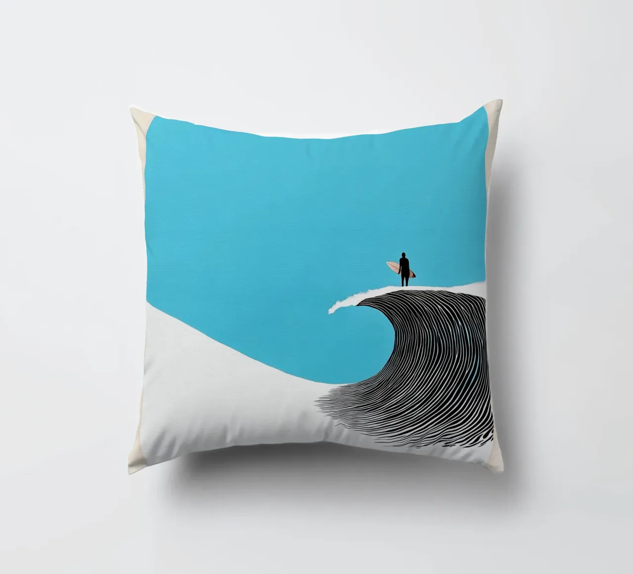 The Watcher of Blue cuscino da Luca