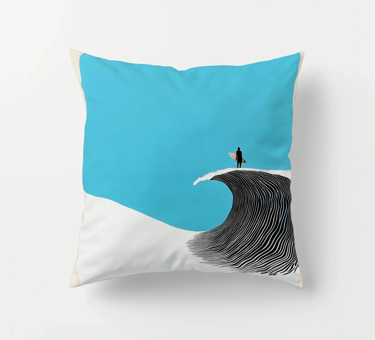 The Watcher of Blue cuscino da Luca