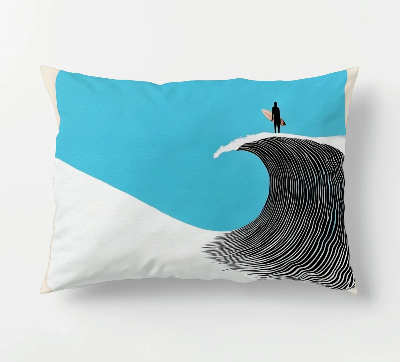 The Watcher of Blue cuscino da Luca