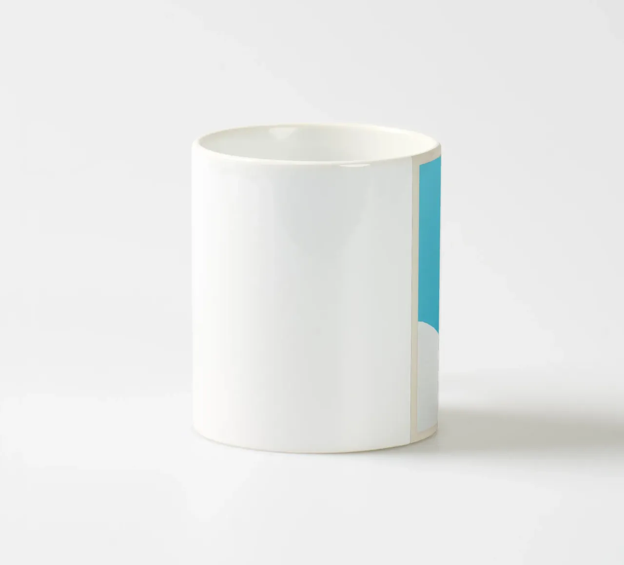The Watcher of Blue tazza in ceramica da Luca
