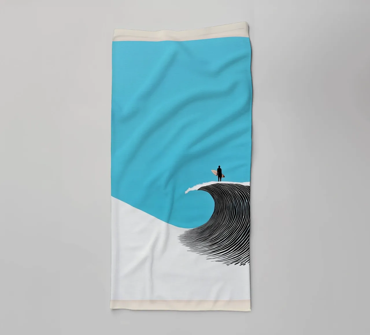 The Watcher of Blue asciugamano da bagno da Luca