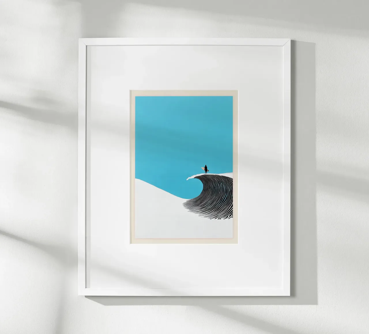 The Watcher of Blue carta hahnemühle da Luca
