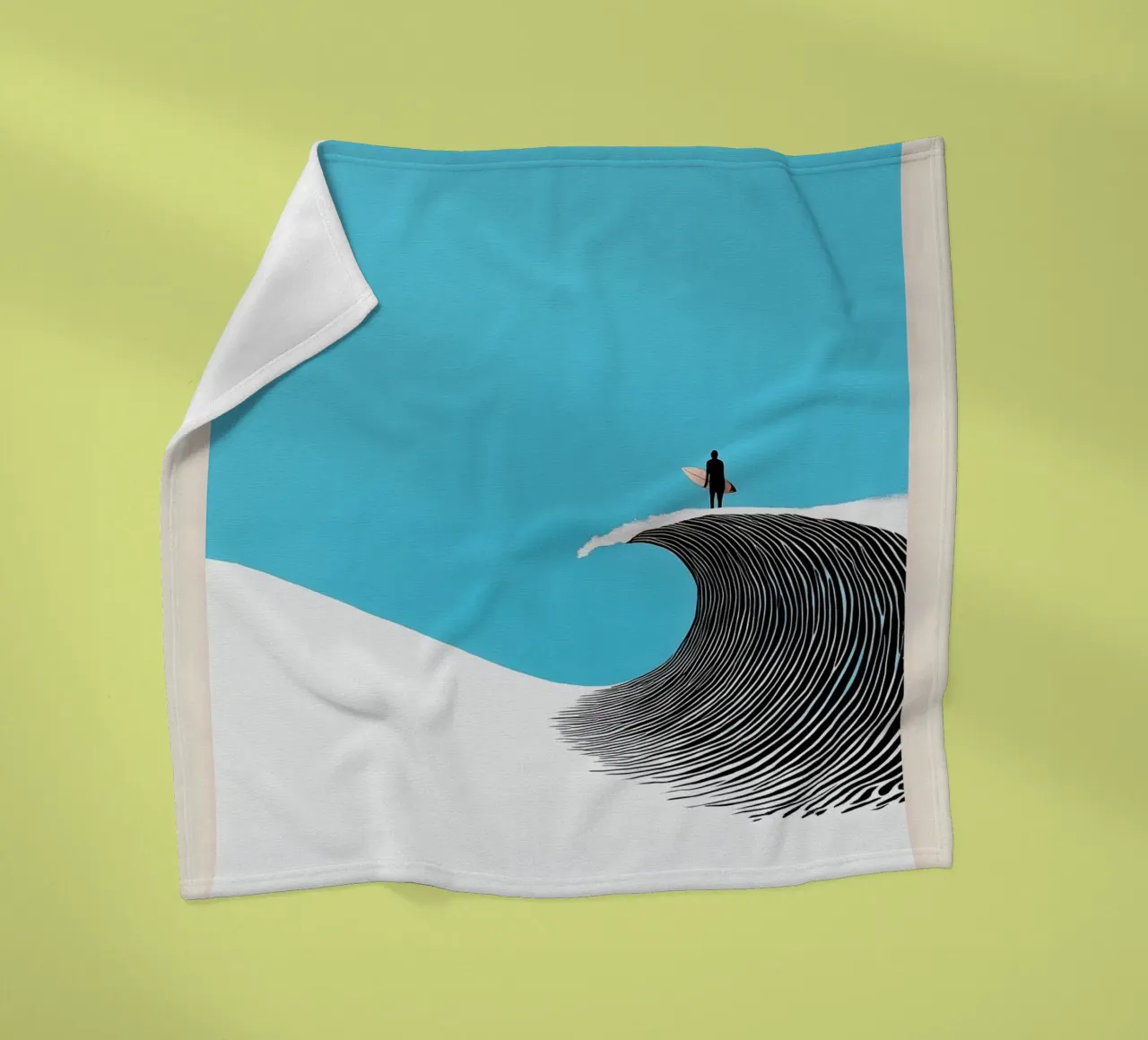 The Watcher of Blue coperta in pile da Luca