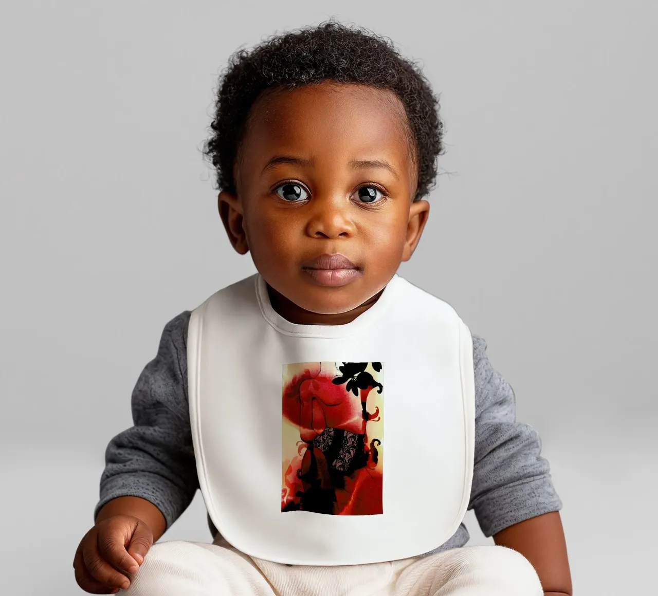 Rouge Babylätzchen von Ekaterina Koroleva