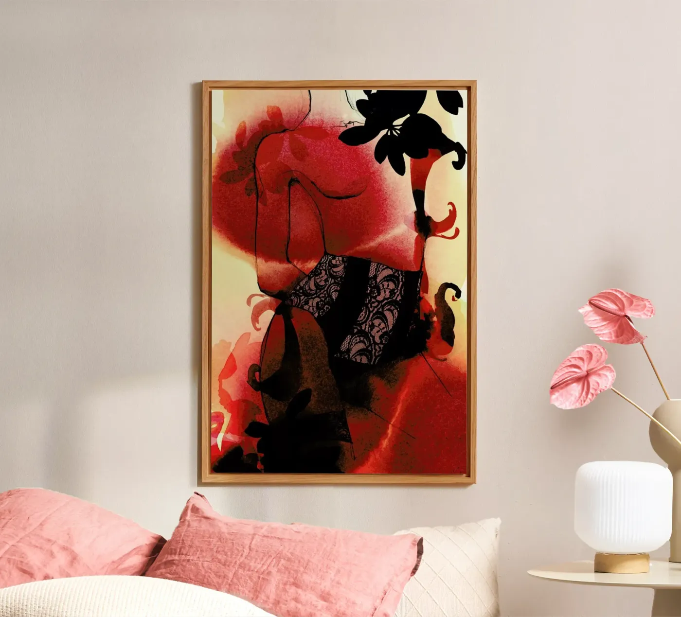 Rouge alluminio dibond da Ekaterina Koroleva