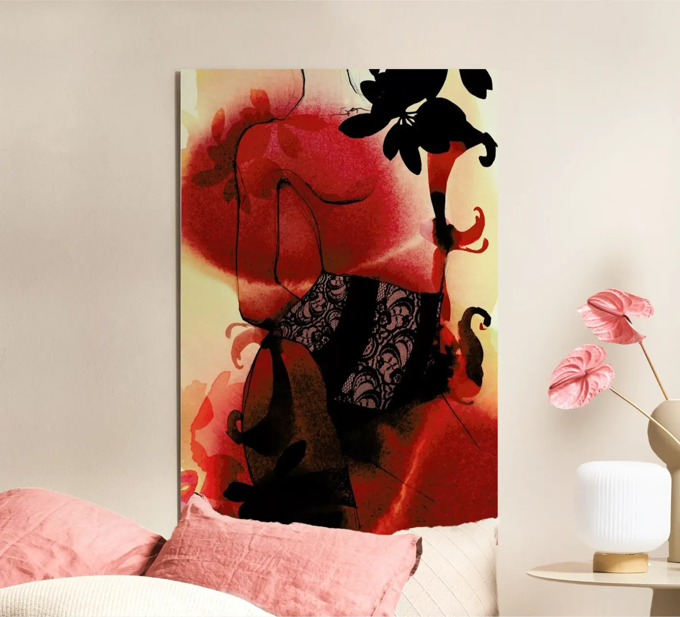 Rouge alluminio dibond da Ekaterina Koroleva