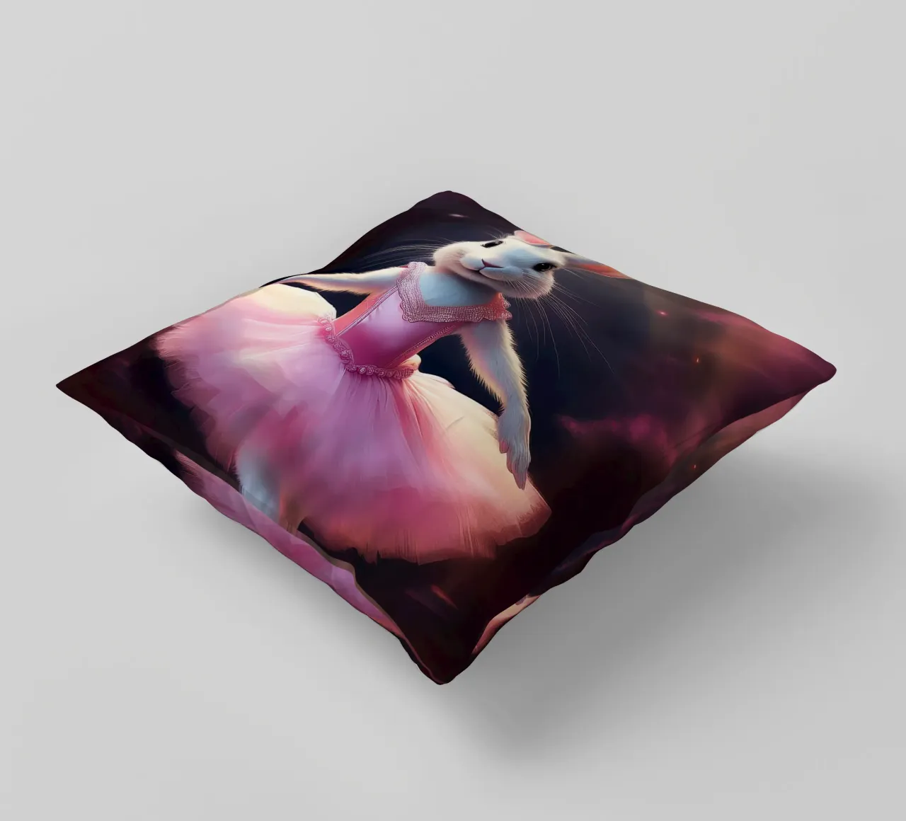 Coniglio Ballerina cuscino da Hightown Design