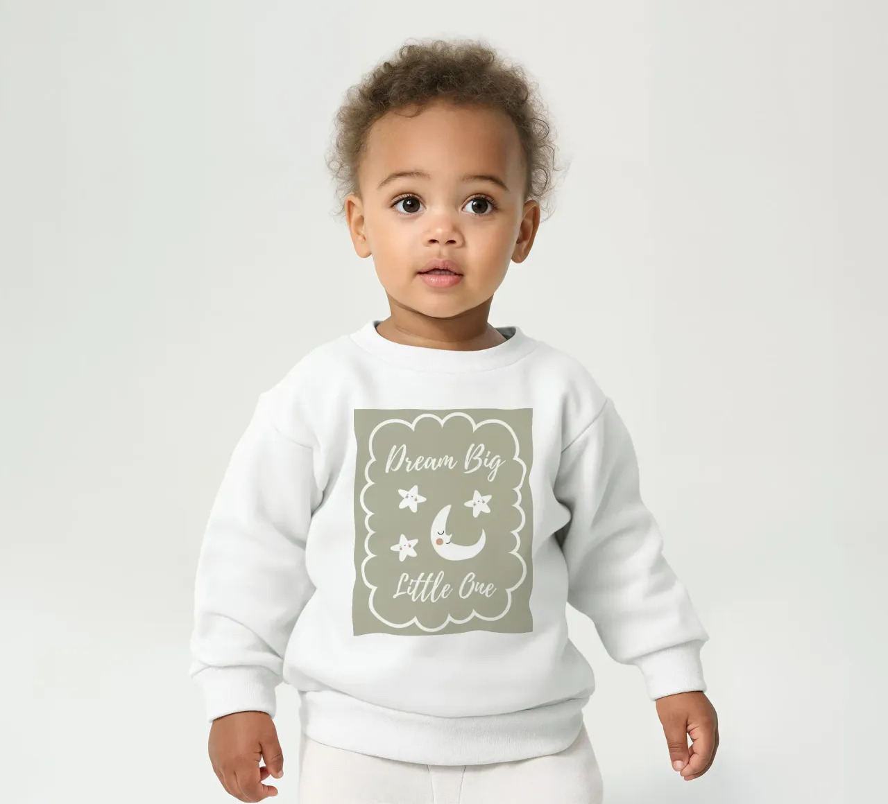 Sogna in grande - Verde felpa neonato da Little Moon & Co