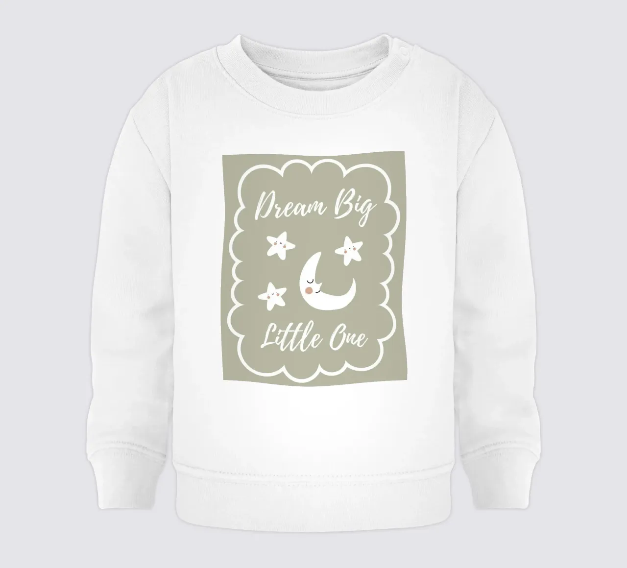 Sogna in grande - Verde felpa neonato da Little Moon & Co