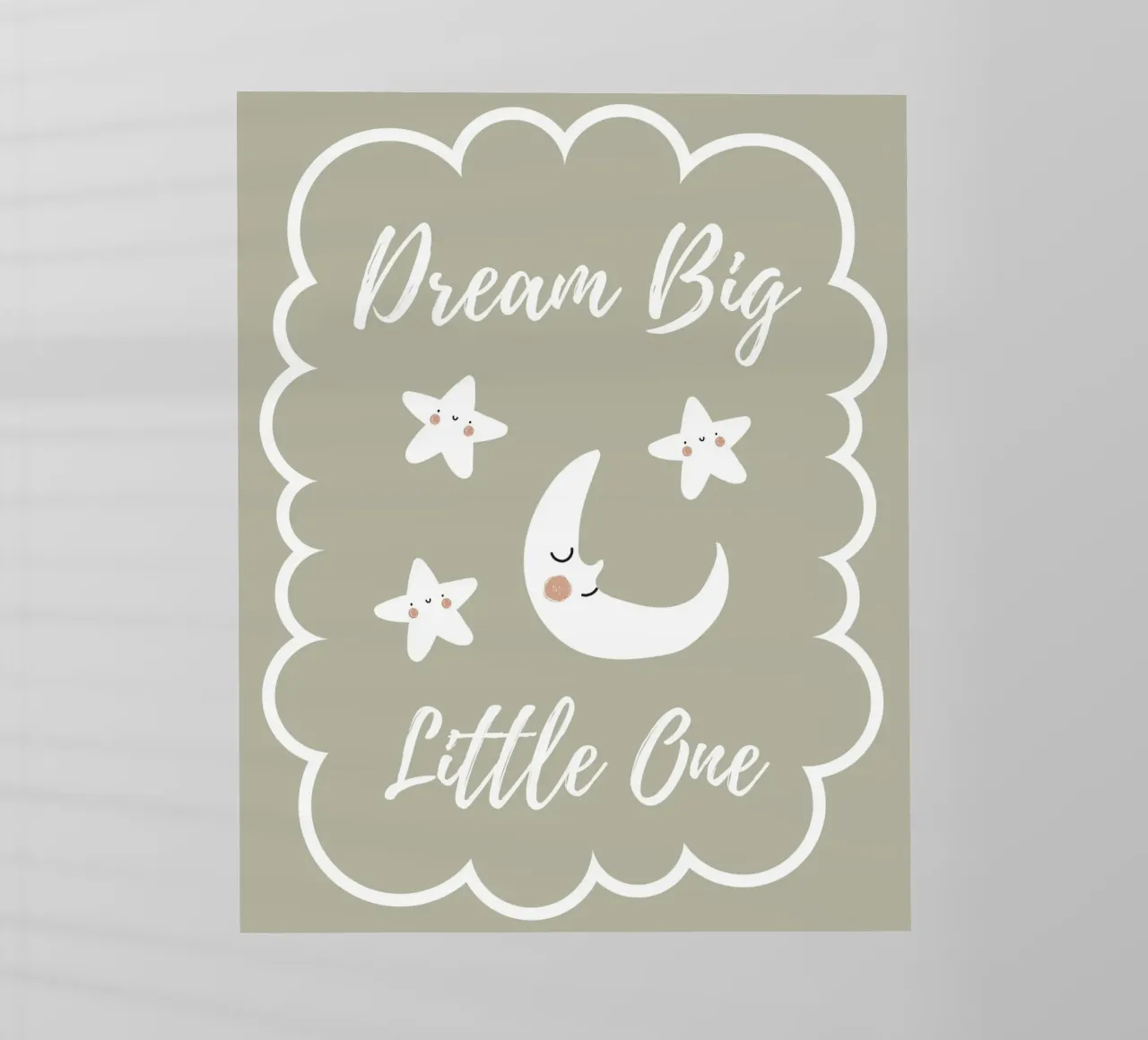 Sogna in grande - Verde pellicola backlit da Little Moon & Co