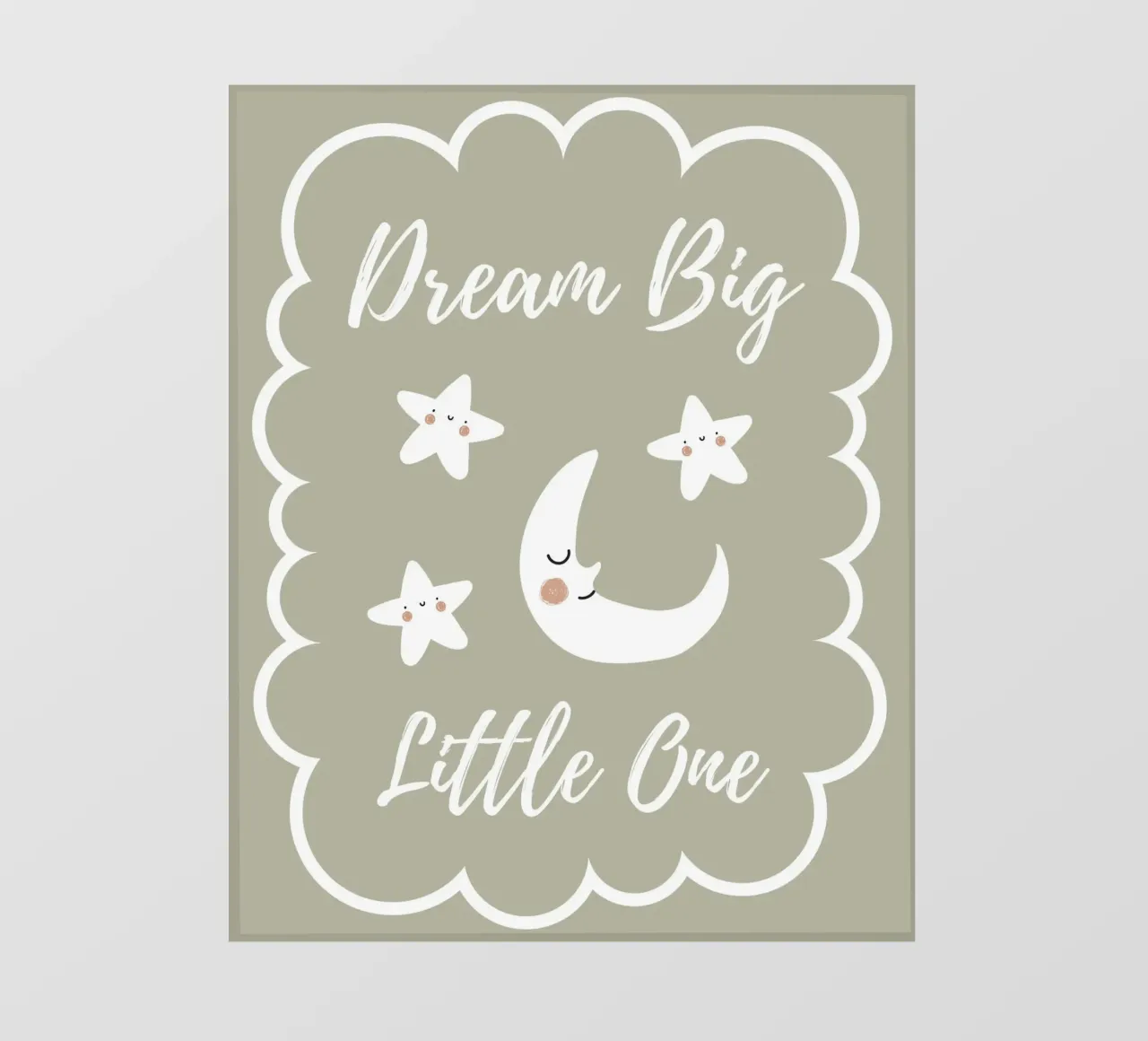 Sogna in grande - Verde pellicola backlit da Little Moon & Co