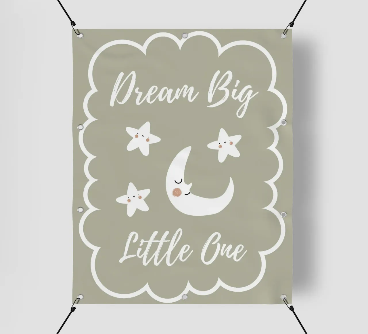 Sogna in grande - Verde telo in pvc da Little Moon & Co
