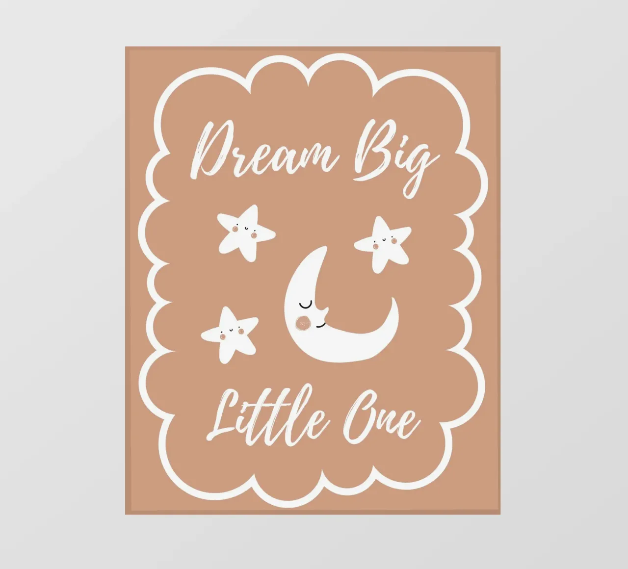 Sogna in grande - Marrone pellicola backlit da Little Moon & Co