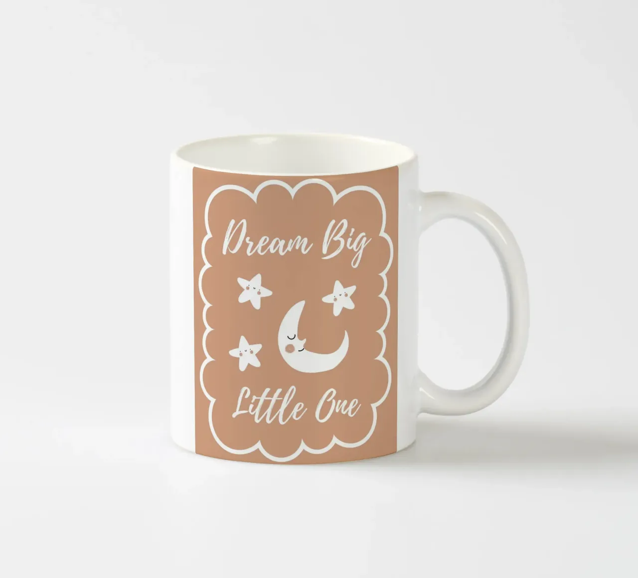 Sogna in grande - Marrone tazza in ceramica da Little Moon & Co
