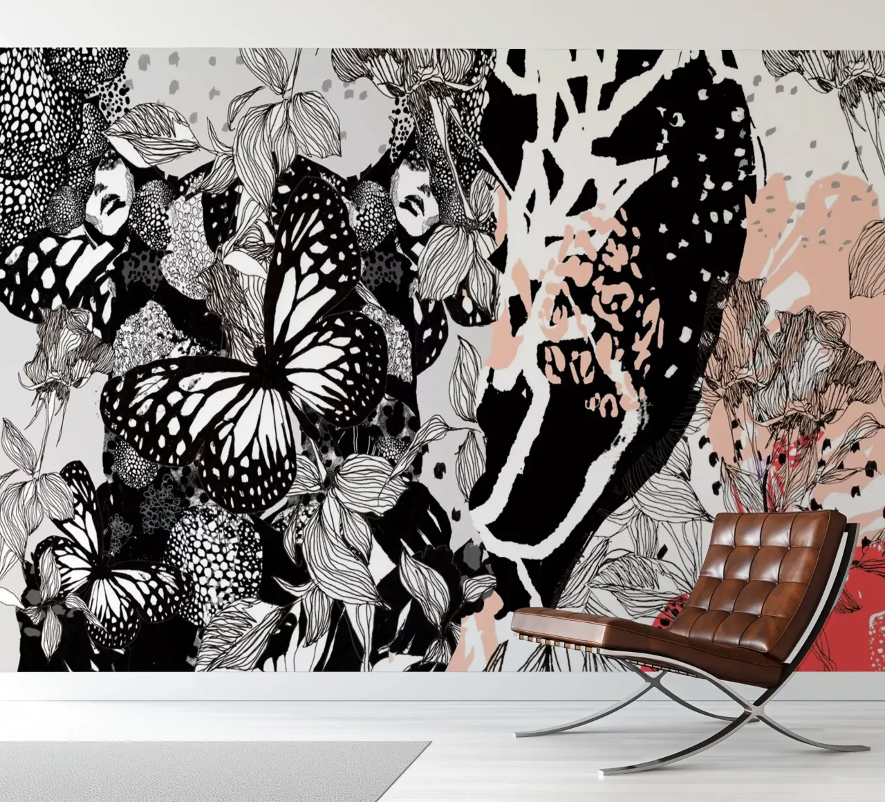 vlinder fotobehang van k i m