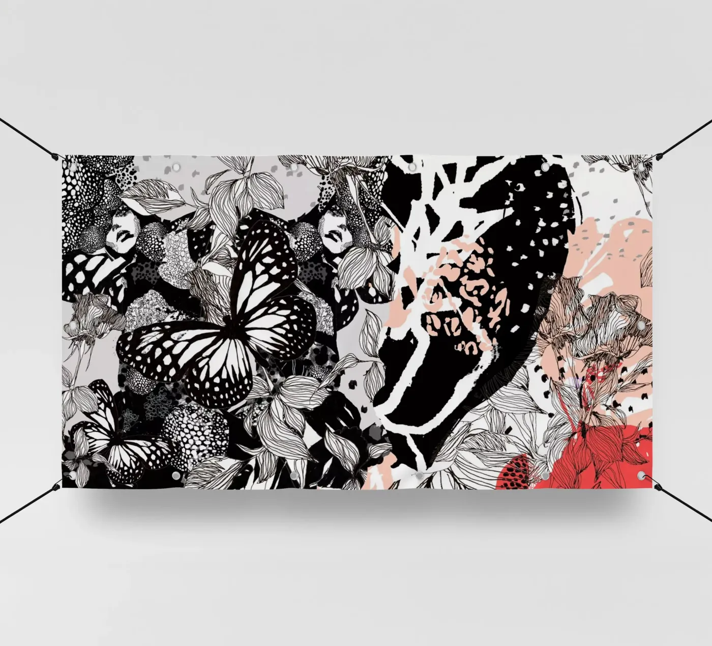 farfalla telo in pvc da k i m