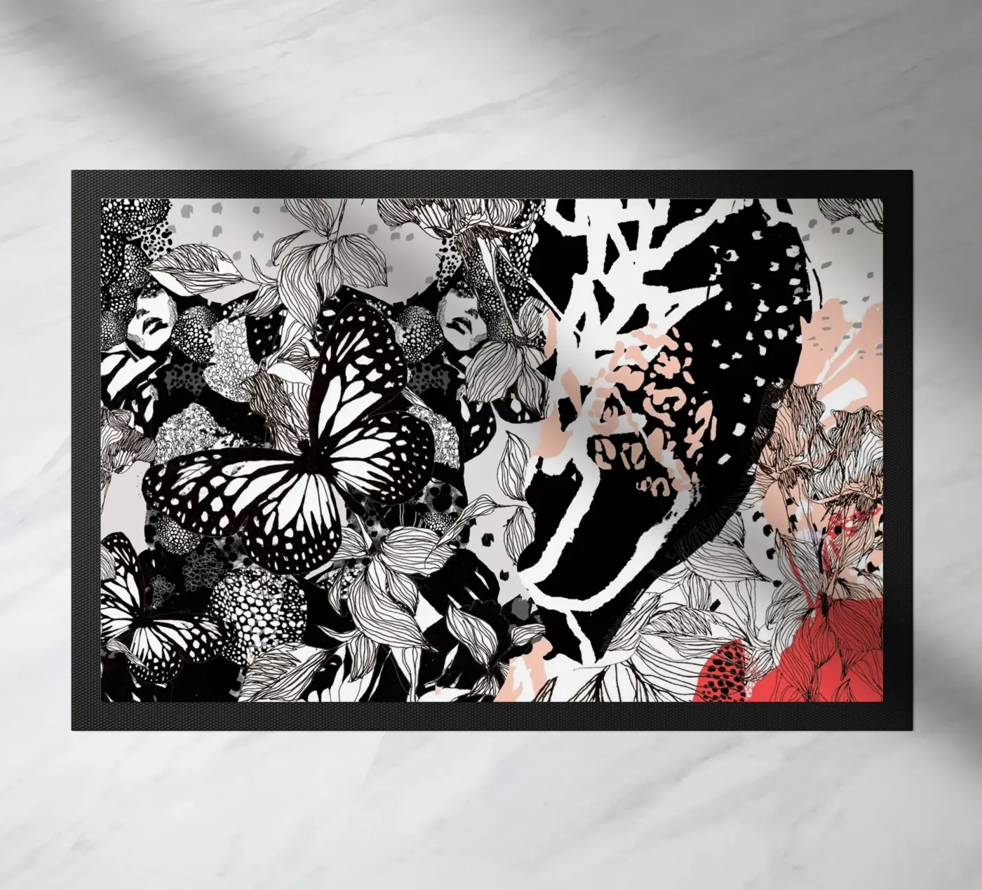 papillon paillasson de k i m