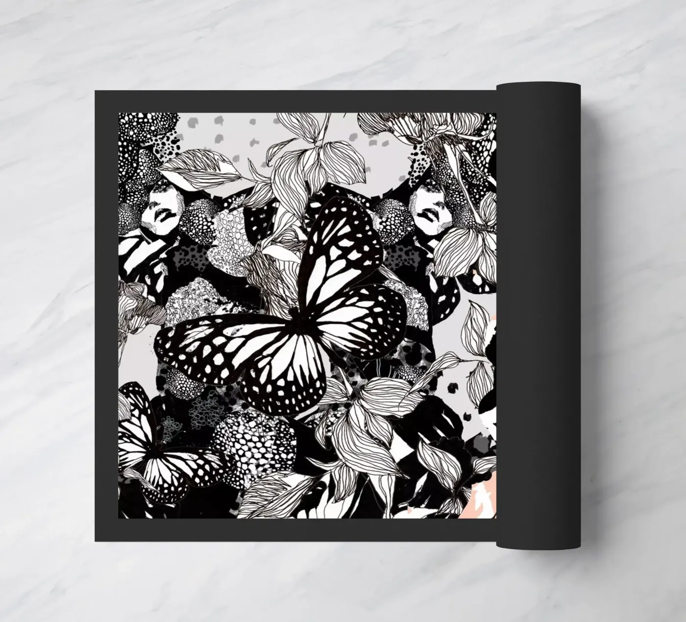 papillon paillasson de k i m