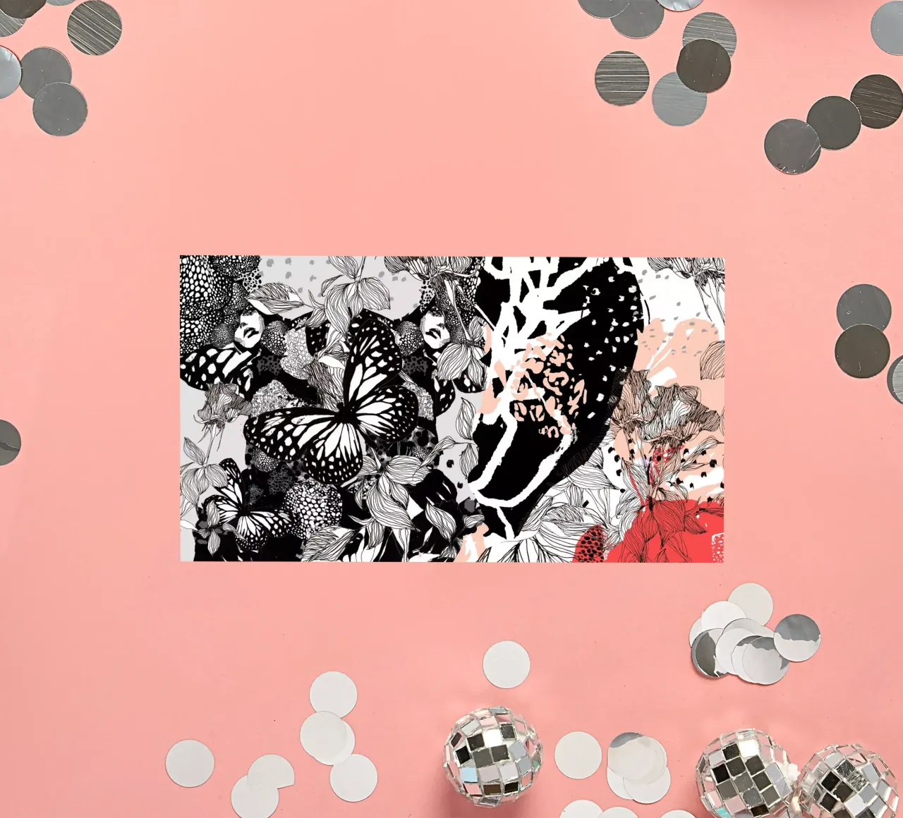 farfalla adesivo da k i m