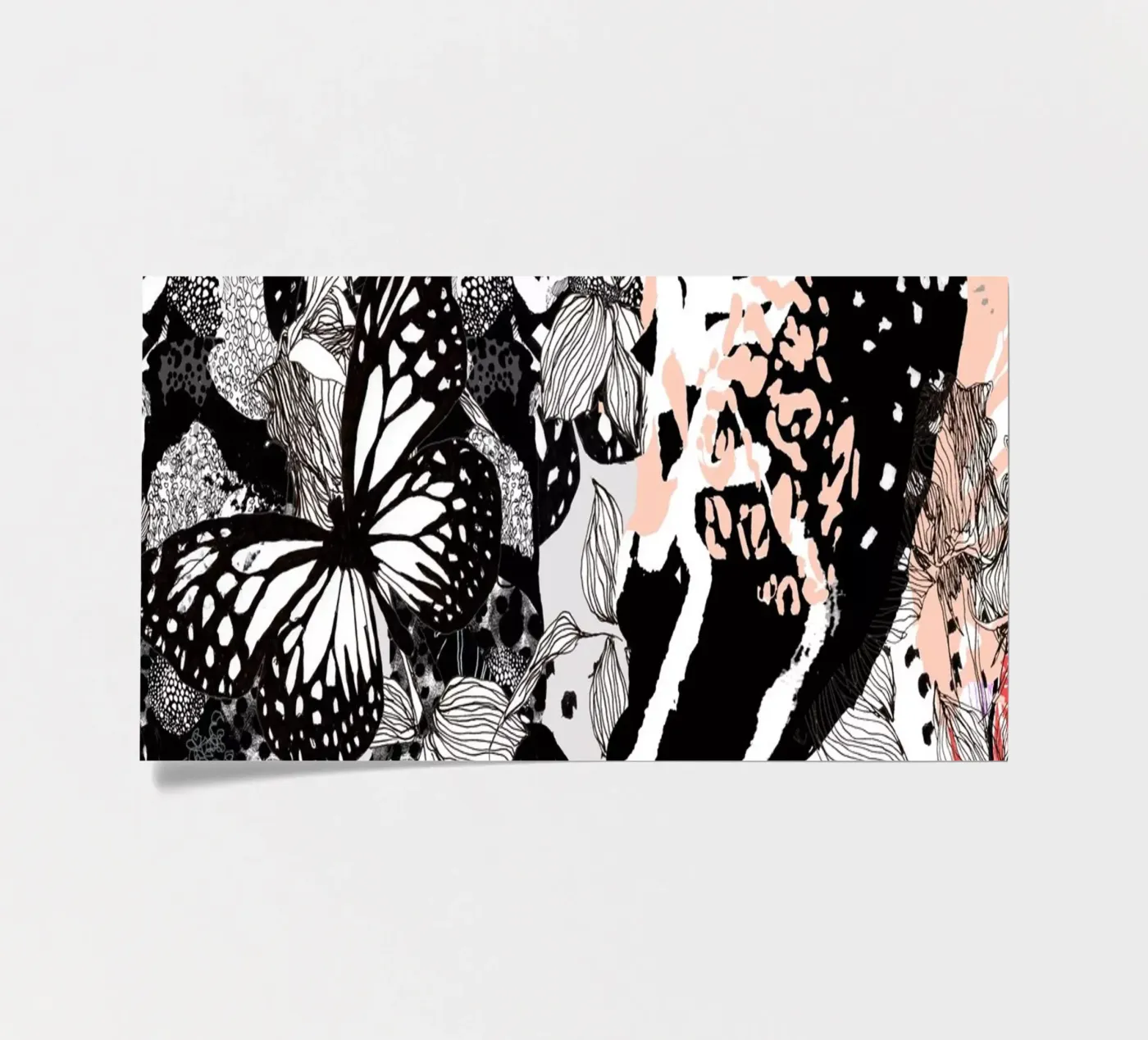 butterfly foglio adesivo da k i m