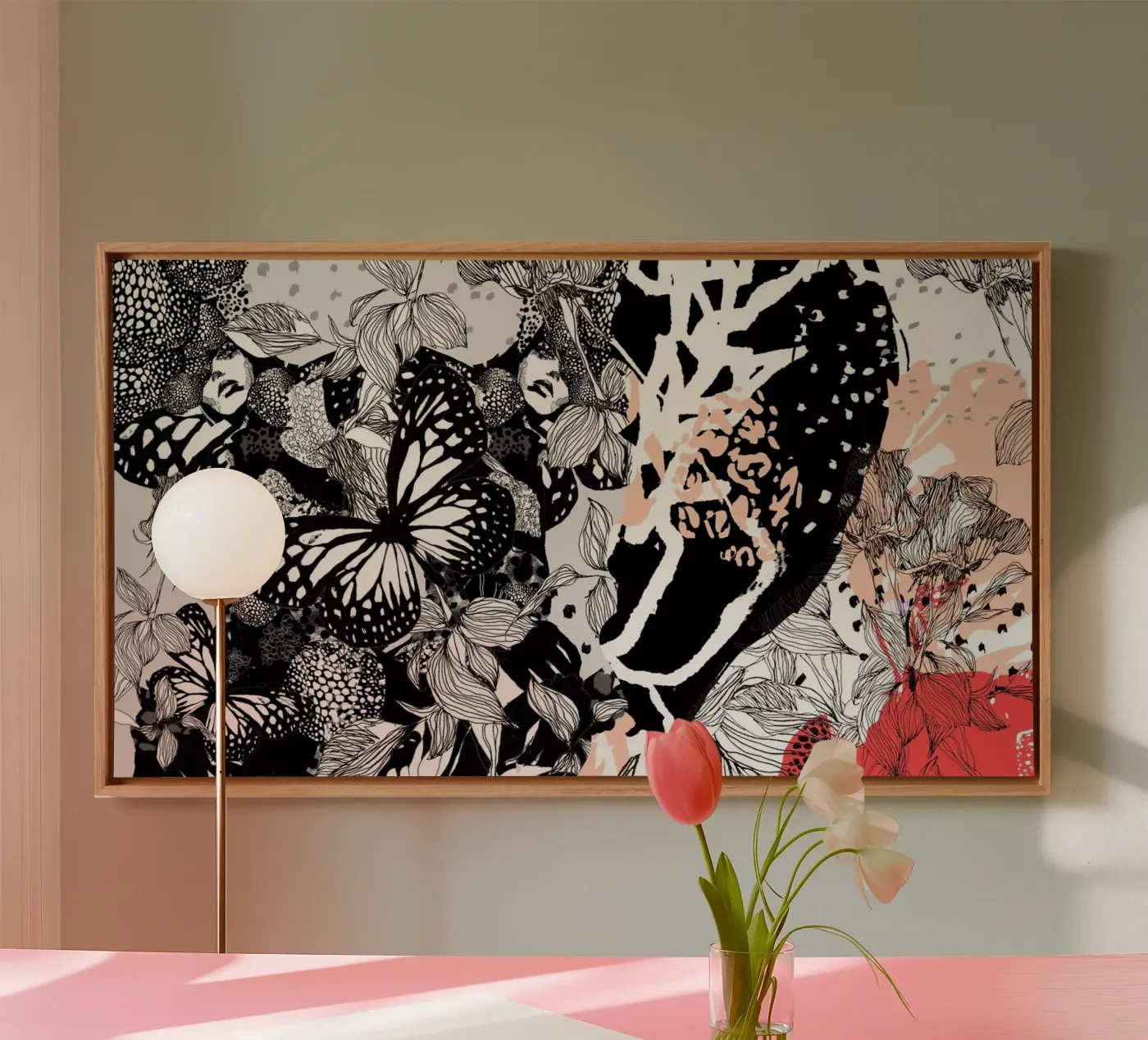 butterfly canvas van k i m