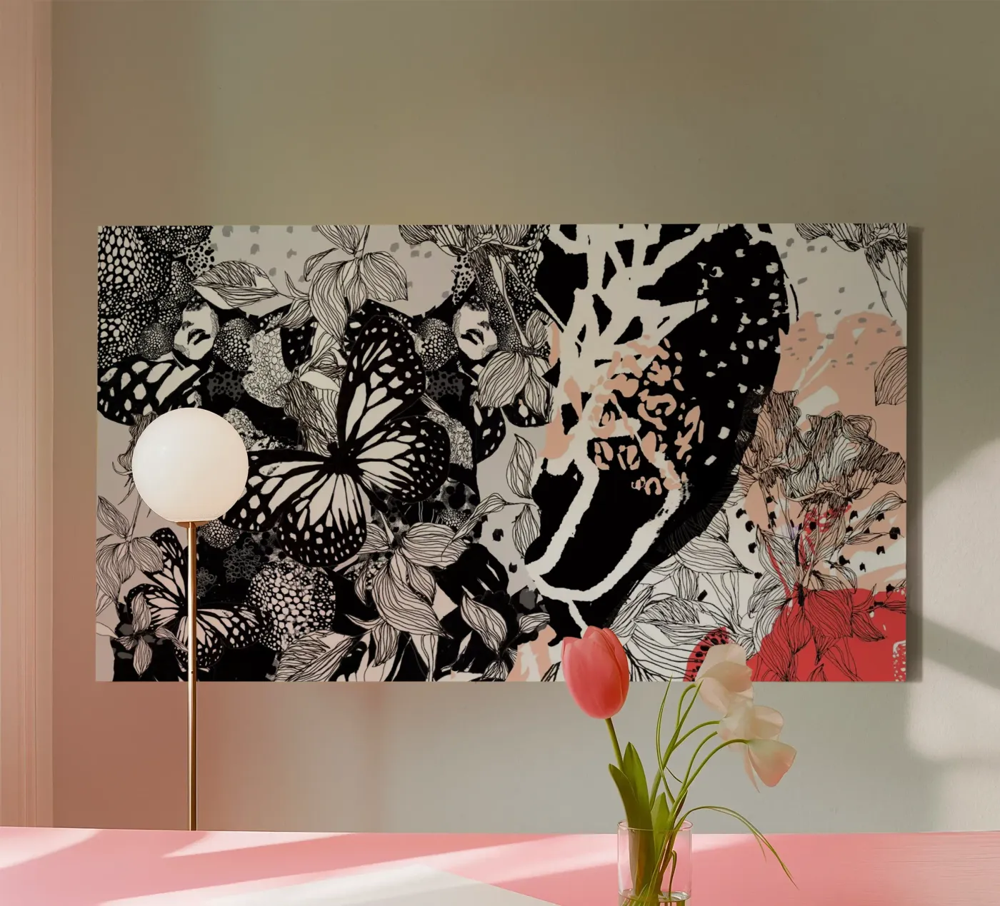 butterfly canvas van k i m