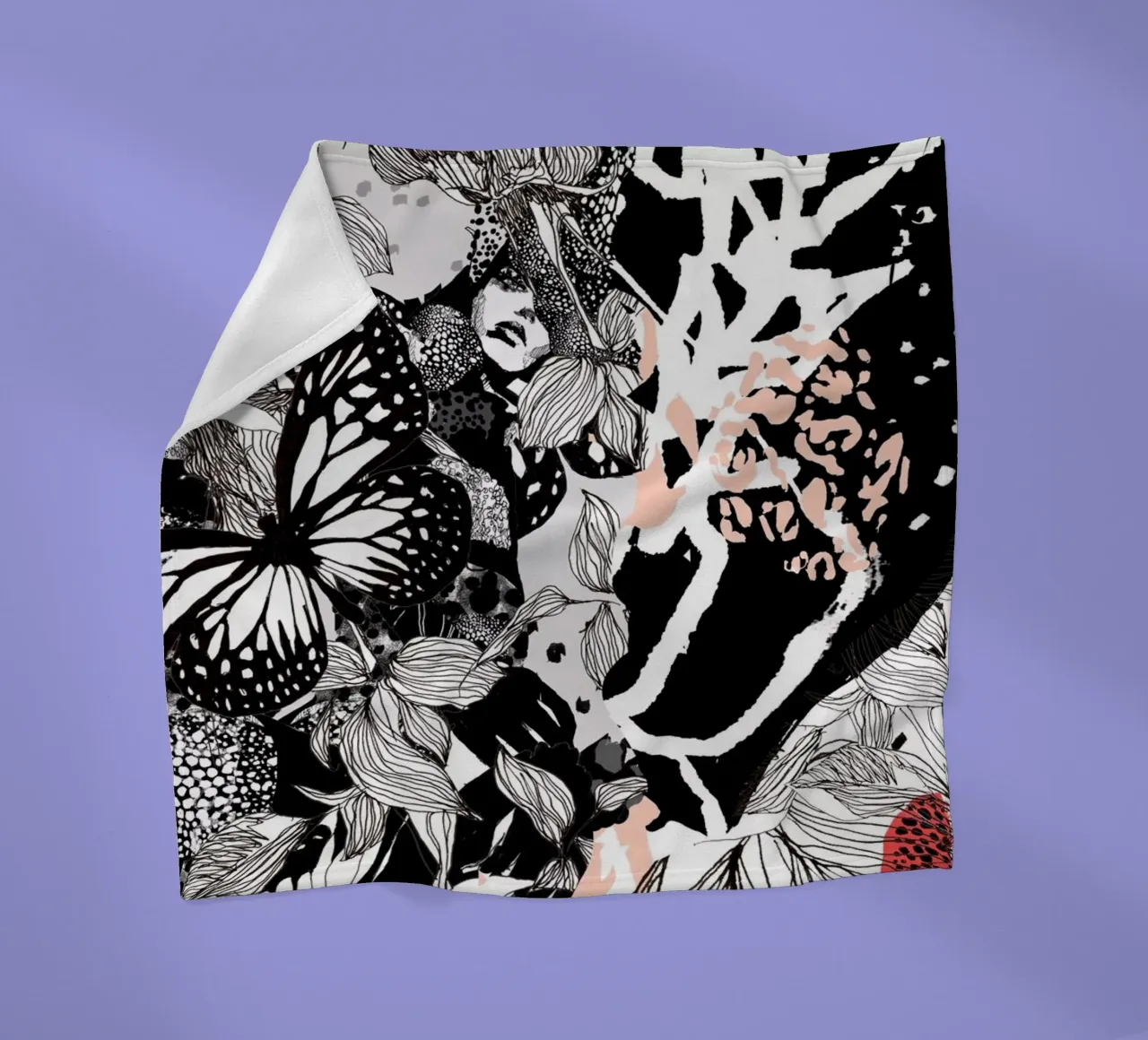 farfalla coperta in pile da k i m