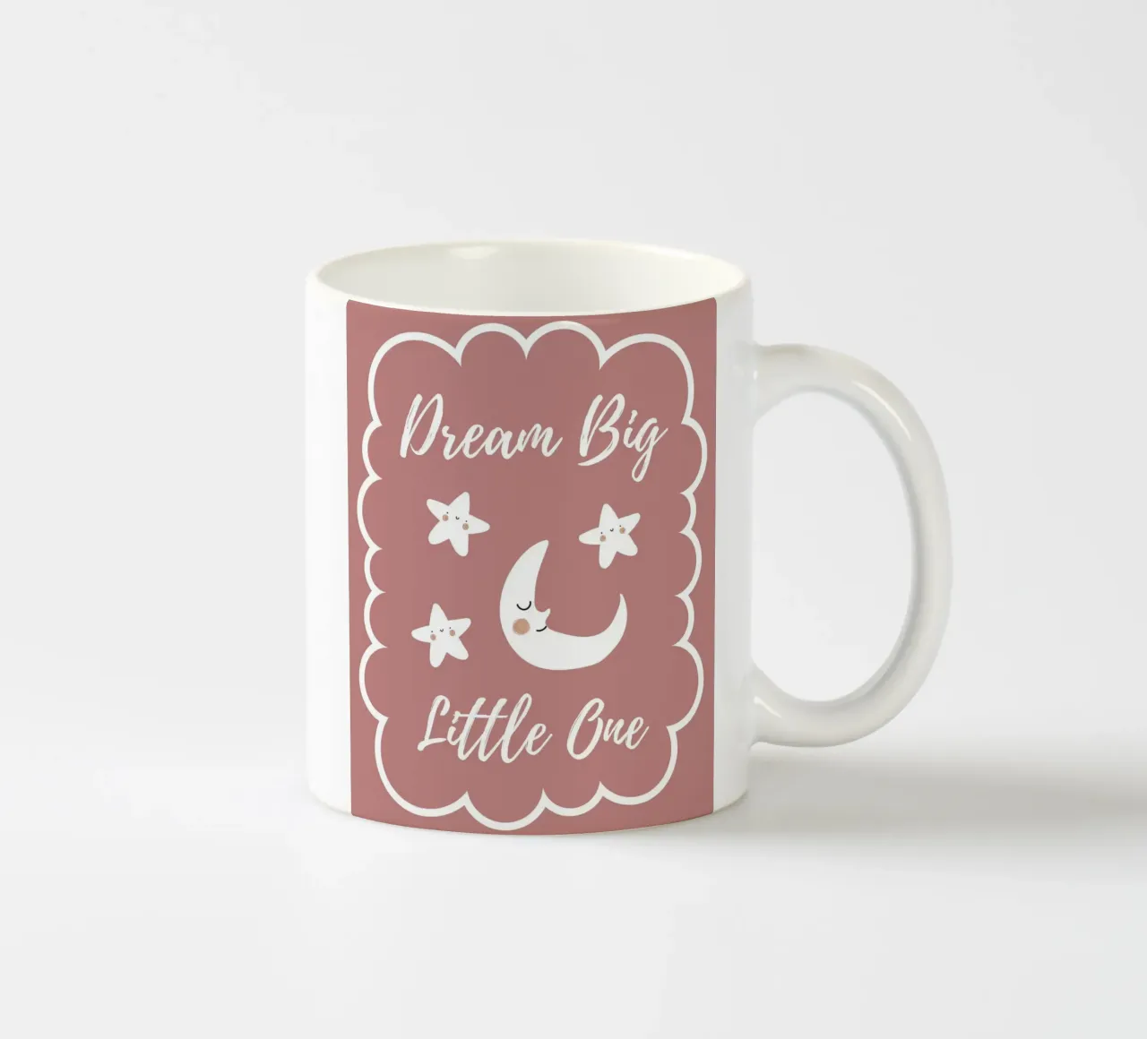 Sogna in grande - Viola tazza in ceramica da Little Moon & Co