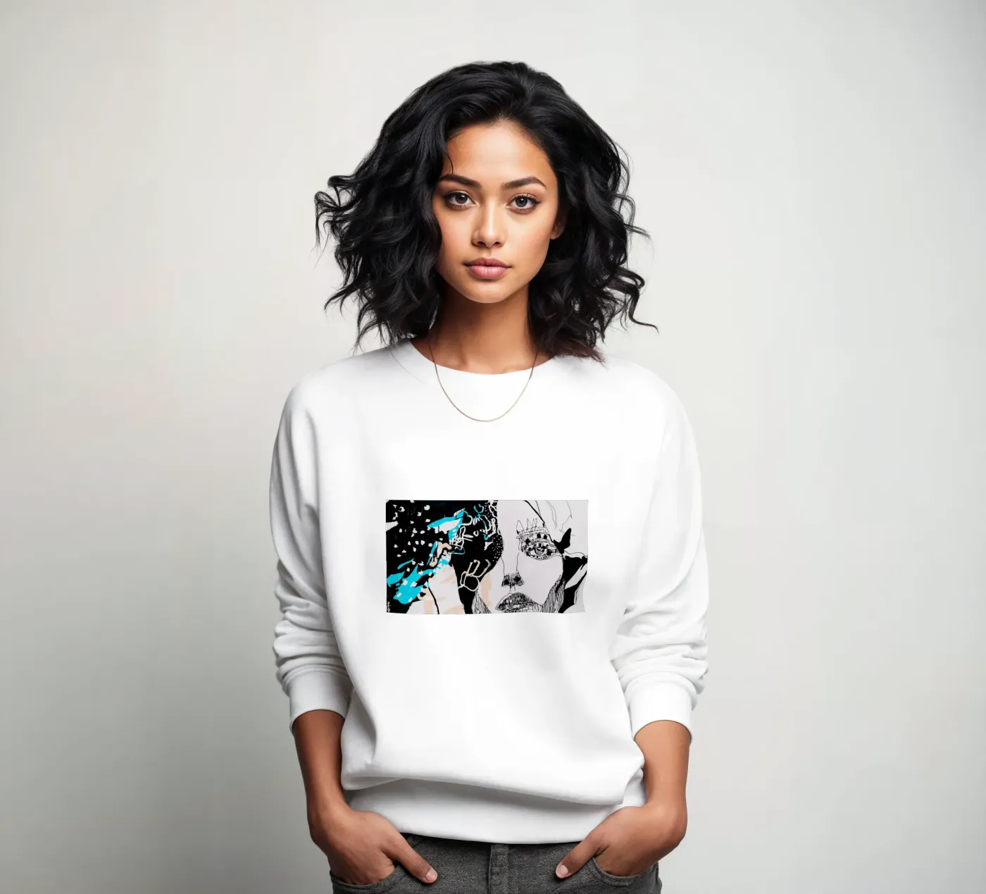 ritratto felpa da k i m