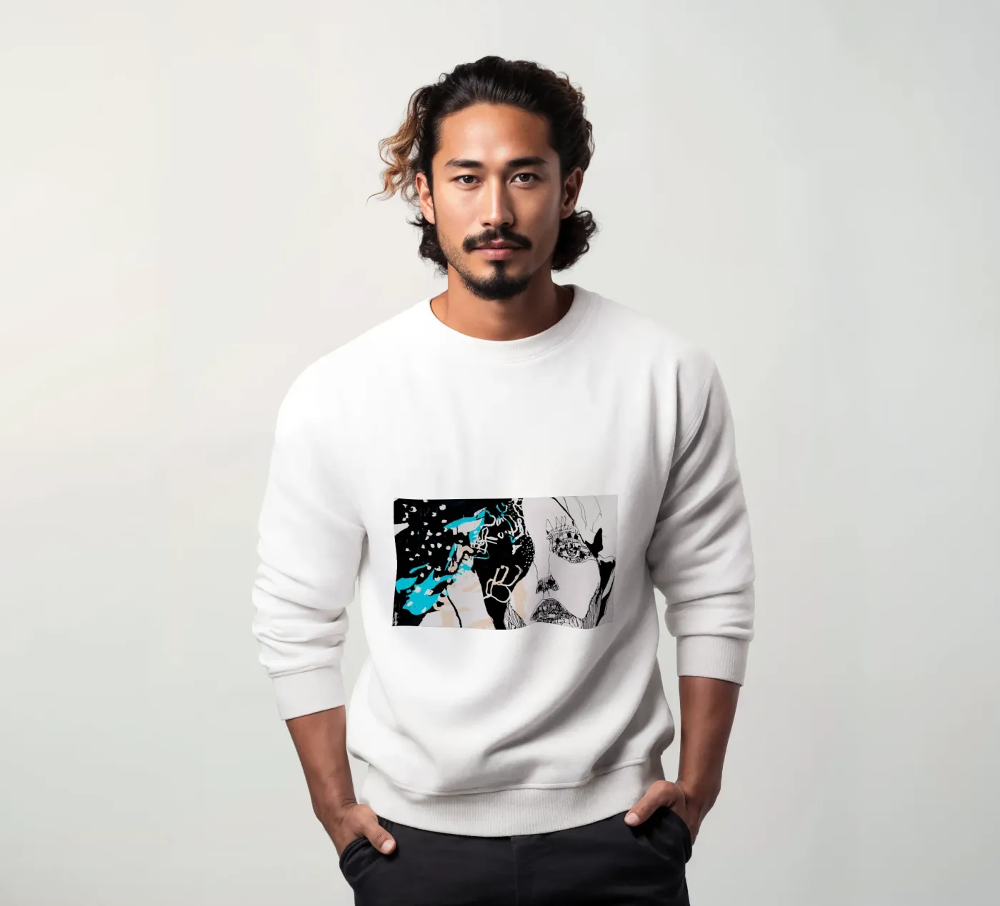 ritratto felpa da k i m