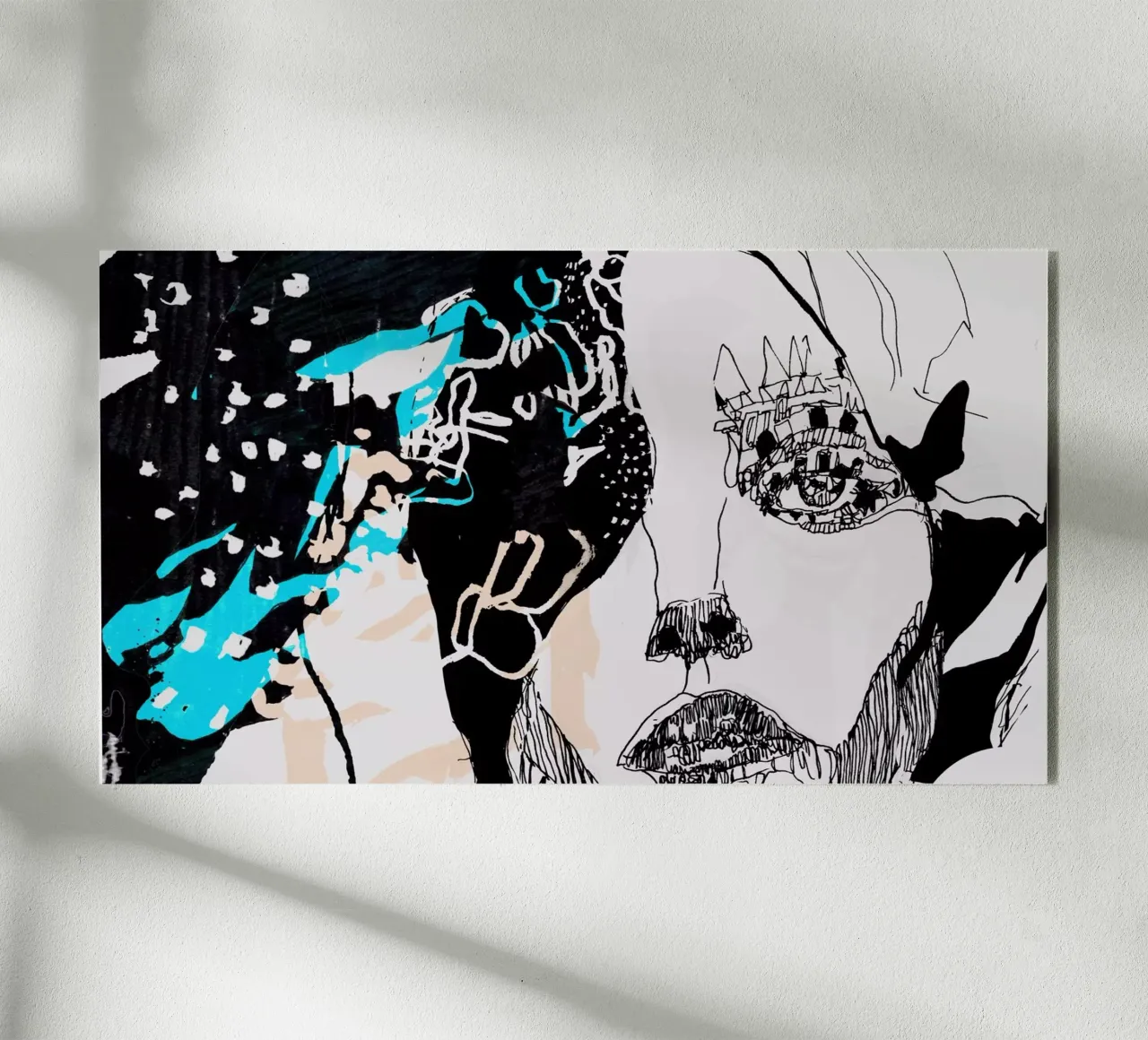 portrait acrylic glass by k i m