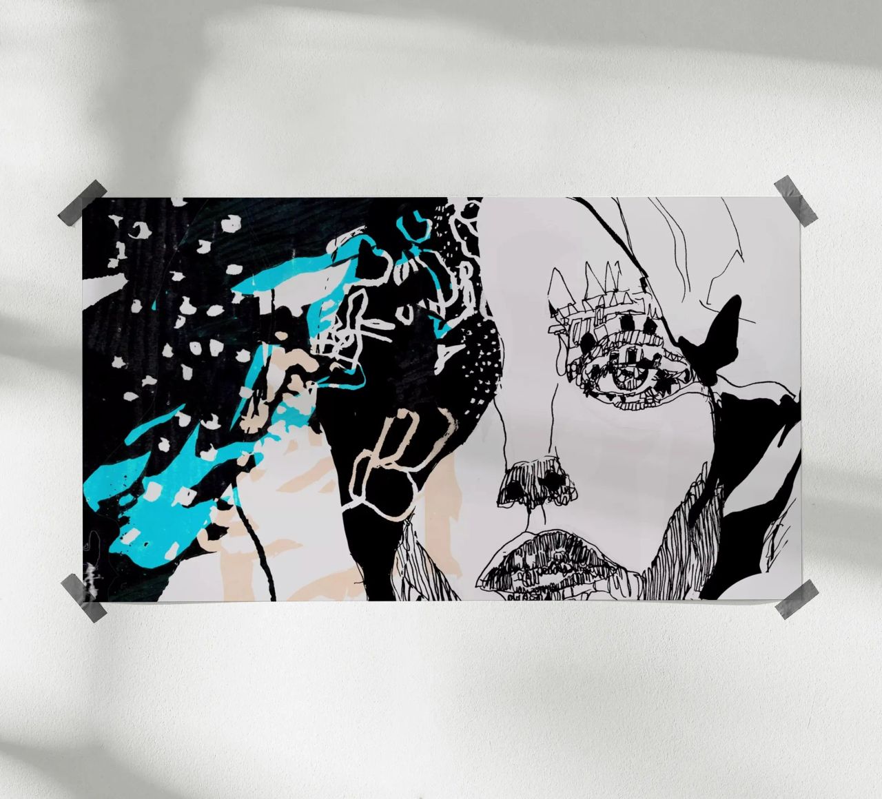 portrait poster by k i m
