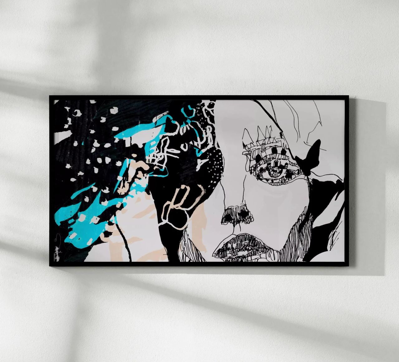 portrait poster by k i m