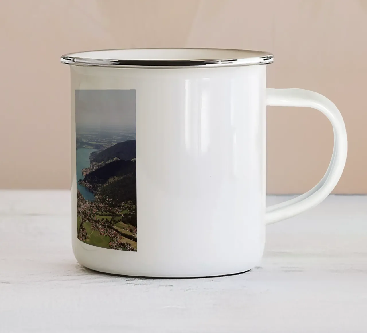Tegernsee, Baviera tazza in smalto da Simon Koy