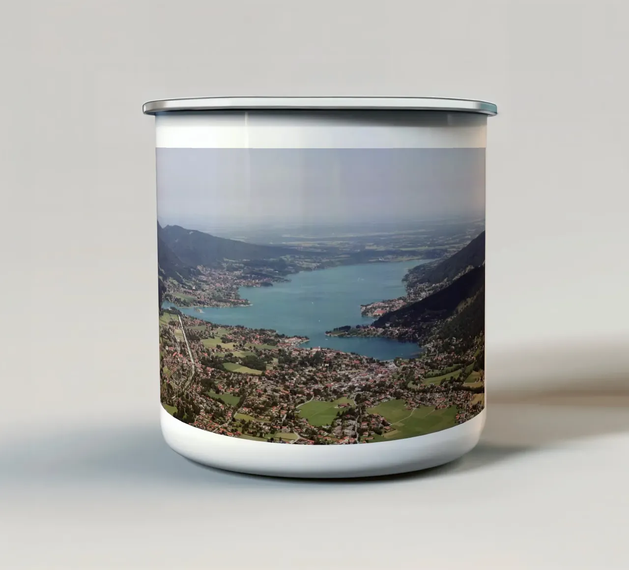 Tegernsee, Baviera tazza in smalto da Simon Koy