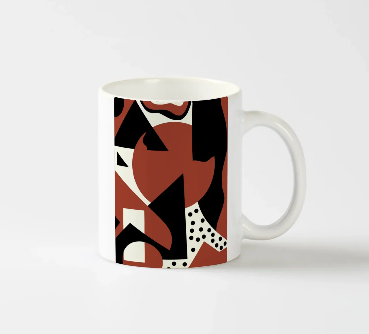 Geometria scandinava 07 tazza in ceramica da Little Dean