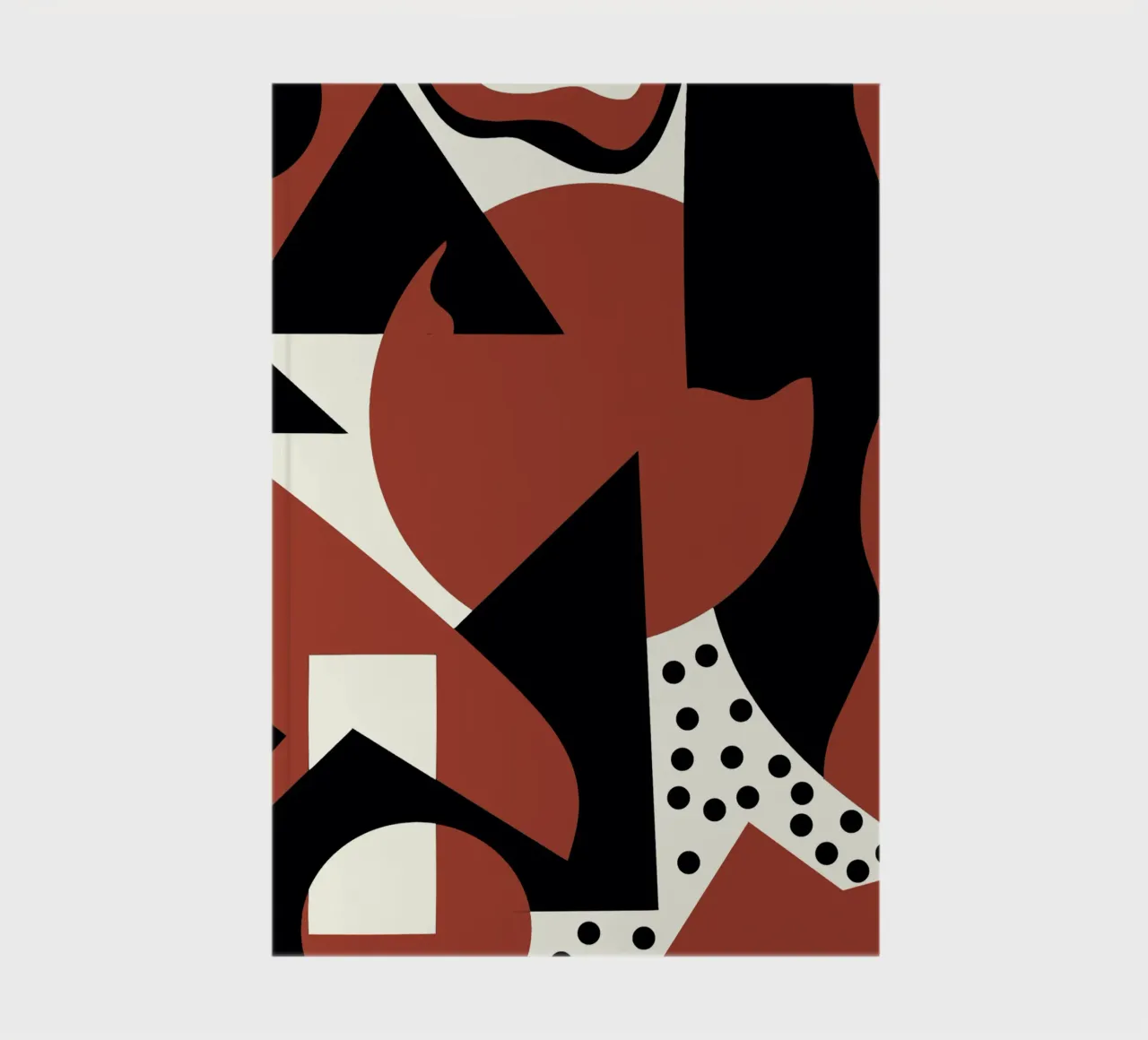 Scandinavian geometry 07 notebook by Little Dean