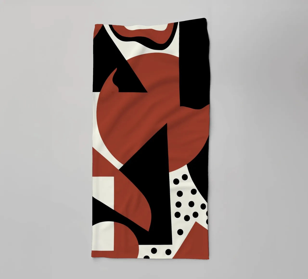 Scandinavian geometry 07 towel by Little Dean