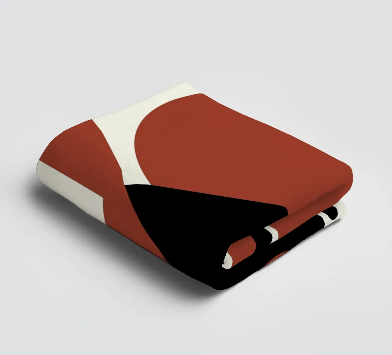 Scandinavian geometry 07 towel by Little Dean