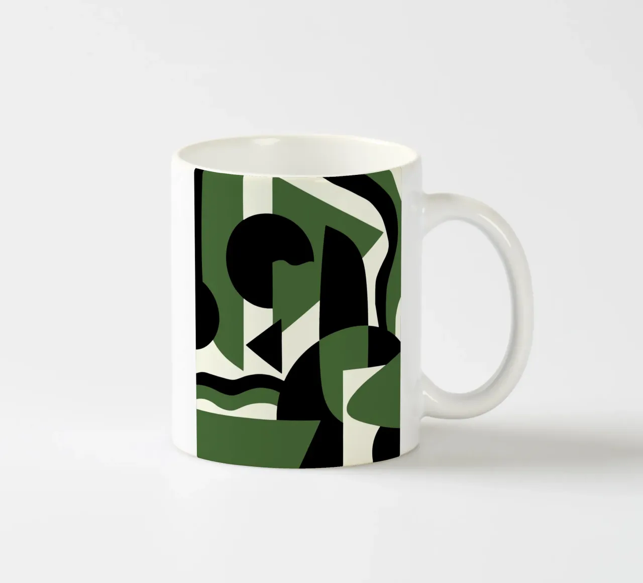 Geometria scandinava 08 tazza in ceramica da Little Dean
