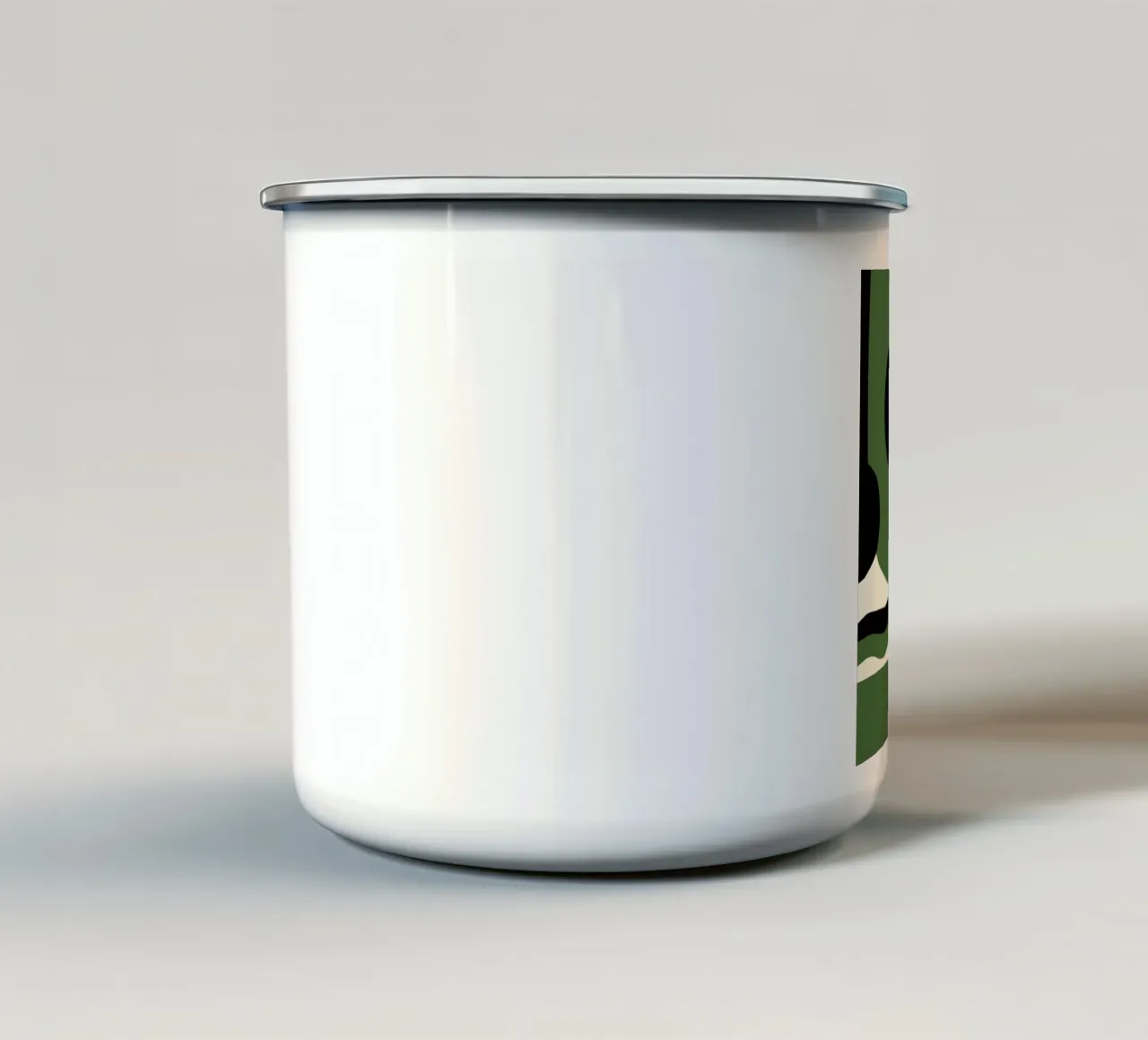 Geometria scandinava 08 tazza in smalto da Little Dean