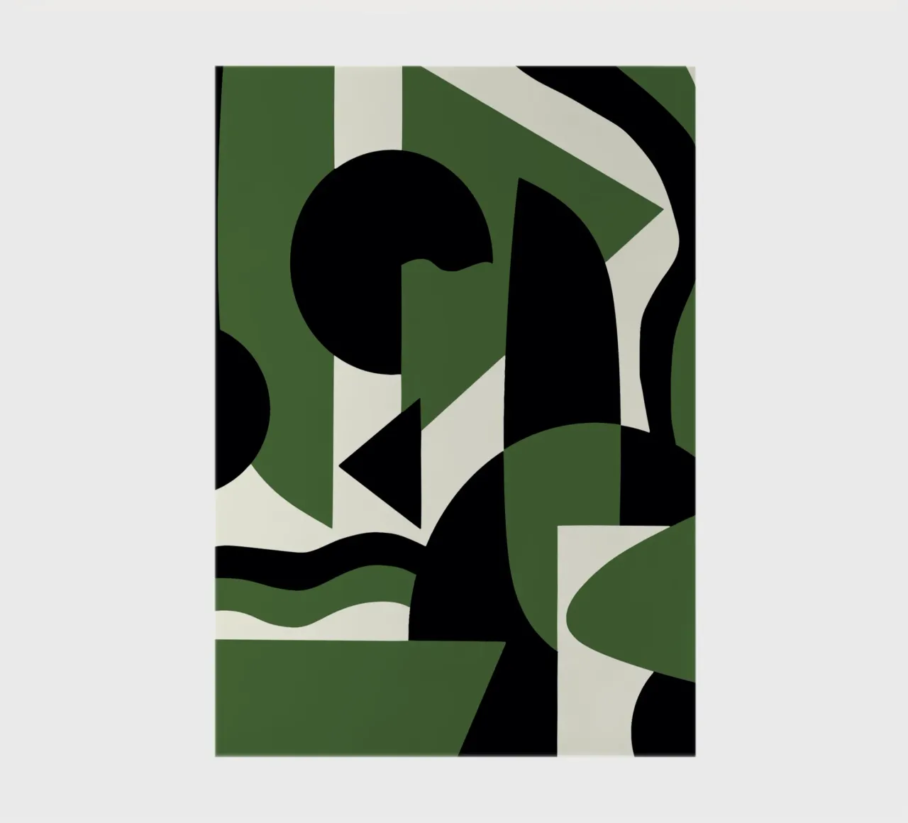 Scandinavian geometry 08 notebook by Little Dean