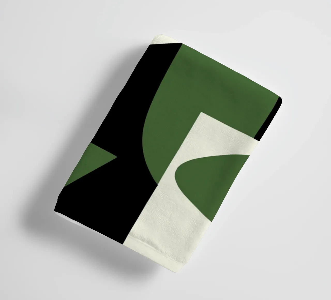 Scandinavian geometry 08 towel by Little Dean