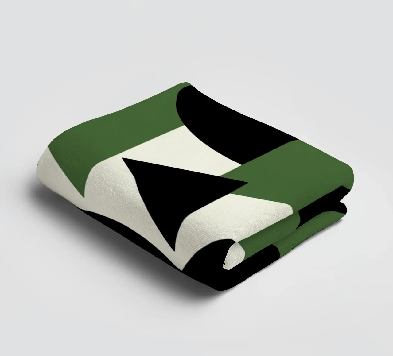 Scandinavian geometry 08 towel by Little Dean