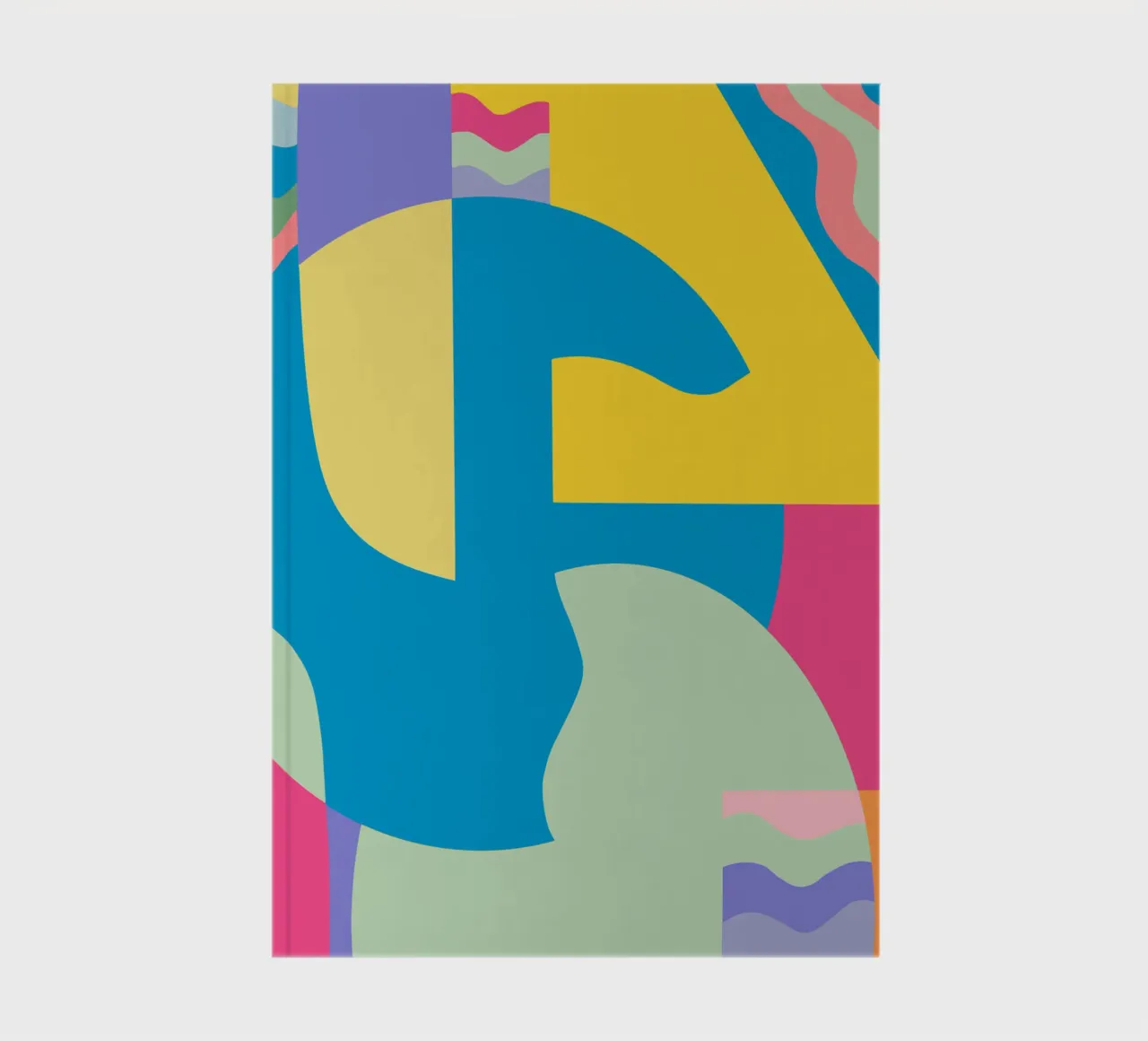 Scandinavian geometry 09 notebook by Little Dean