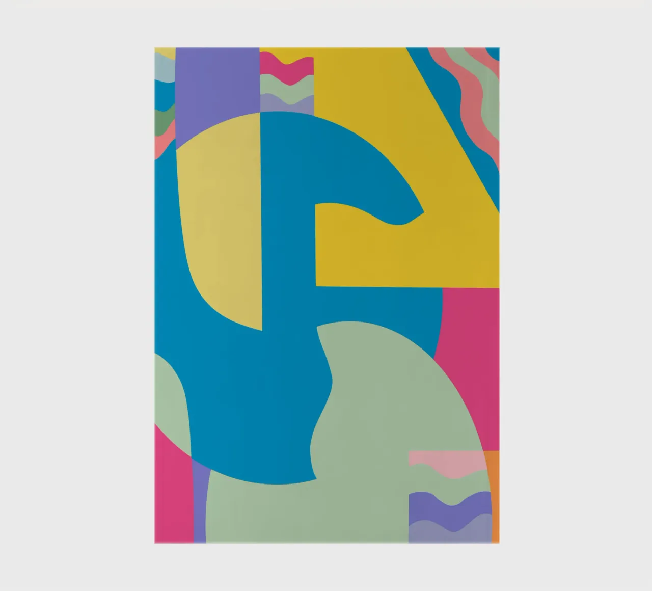Scandinavian geometry 09 notebook by Little Dean