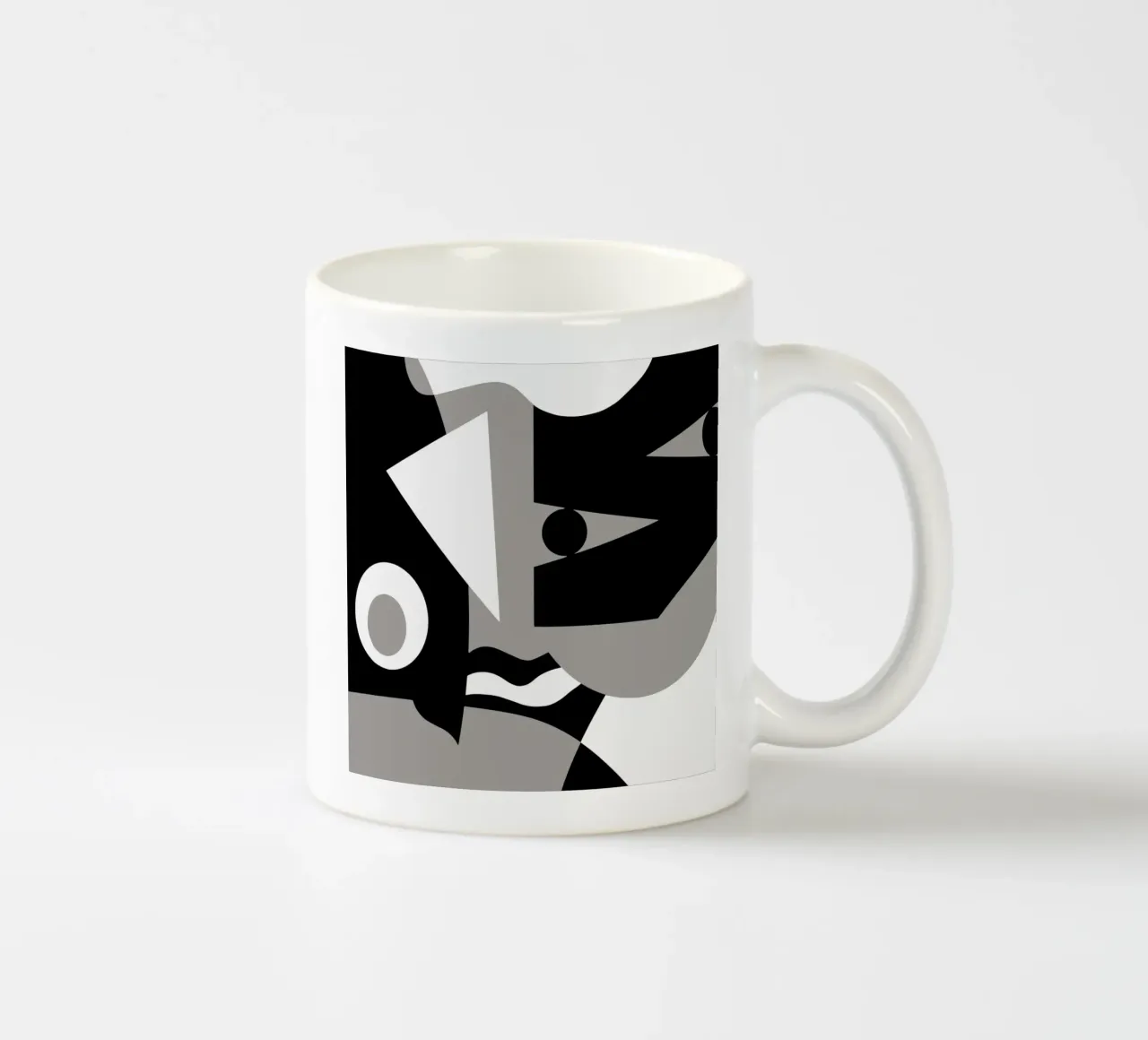 Geometria scandinava 10 tazza in ceramica da Little Dean