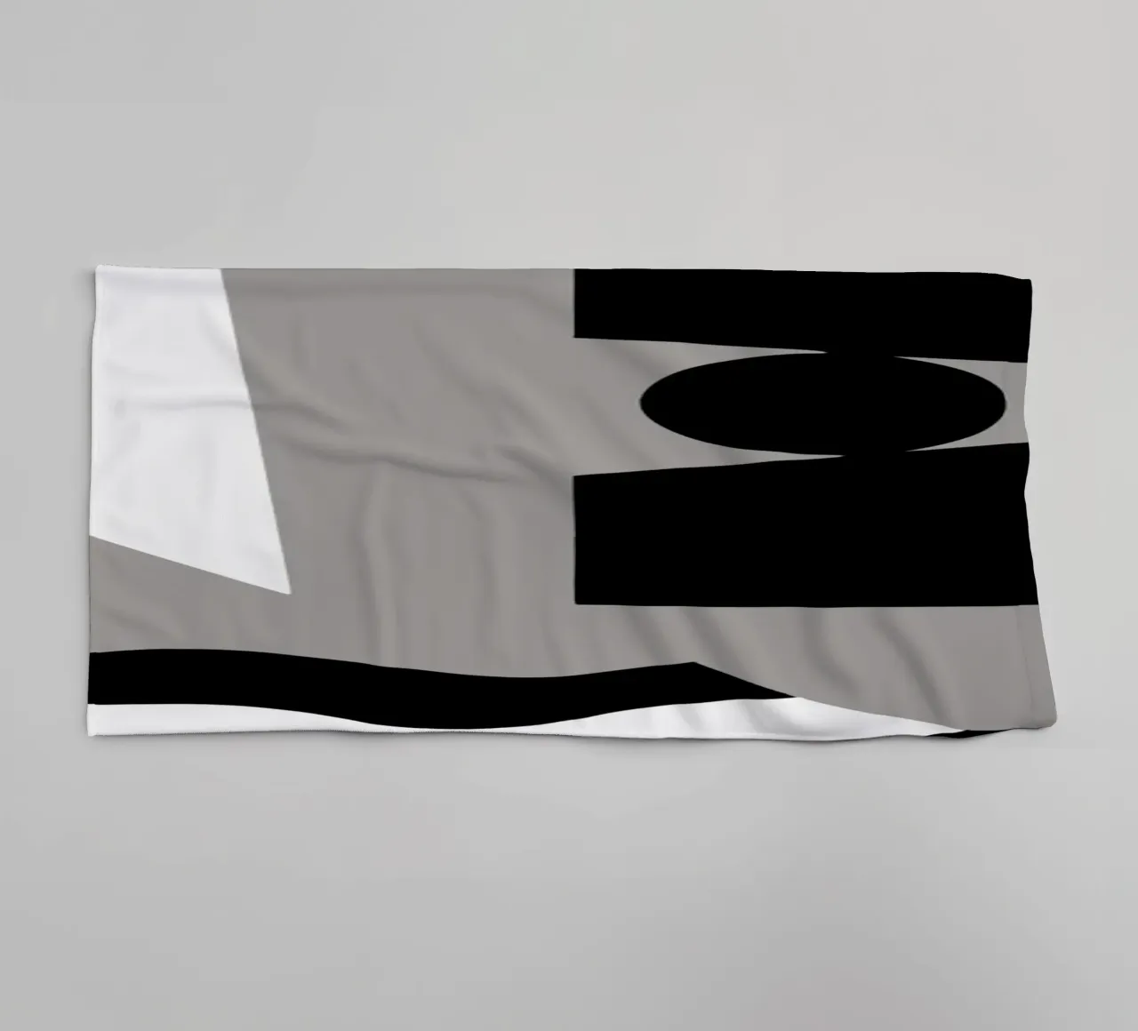 Scandinavian geometry 10 towel by Little Dean