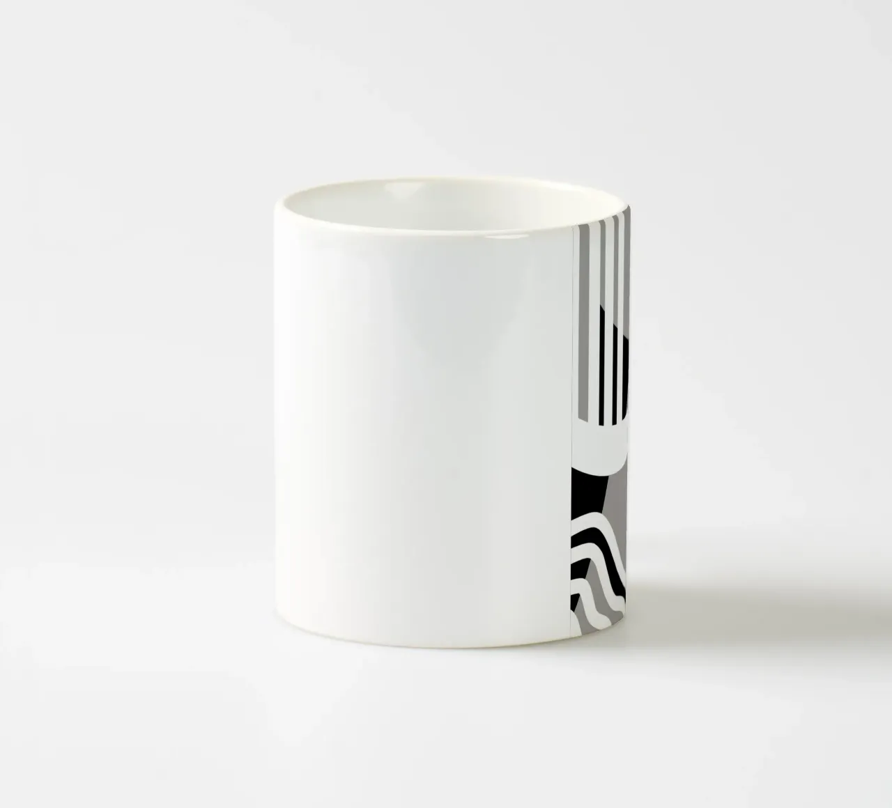 Geometria scandinava 11 tazza in ceramica da Little Dean